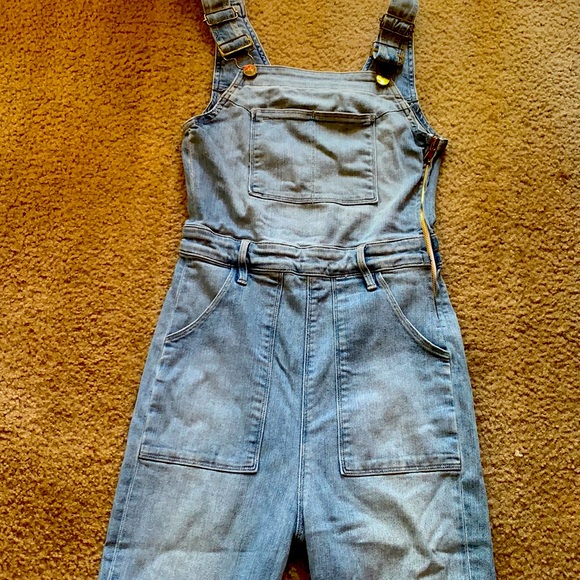 Frame Denim Denim - Frame Denim Wide Leg Overalls